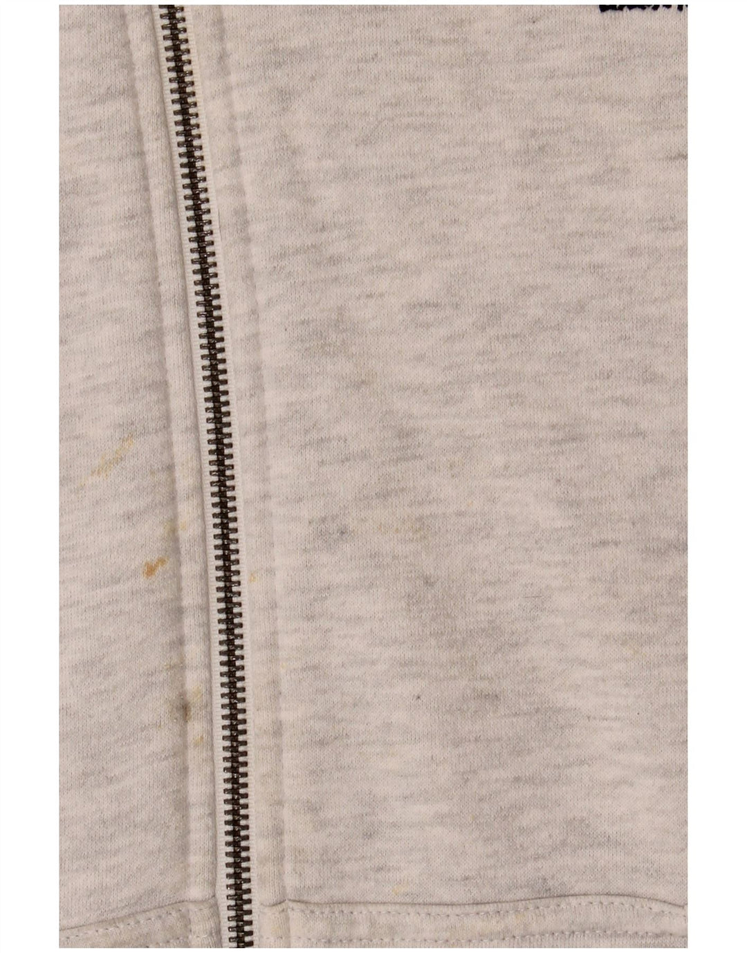 Superdry Herren-Kapuzenpullover mit Reißverschluss aus mittelgrauer Baumwolle