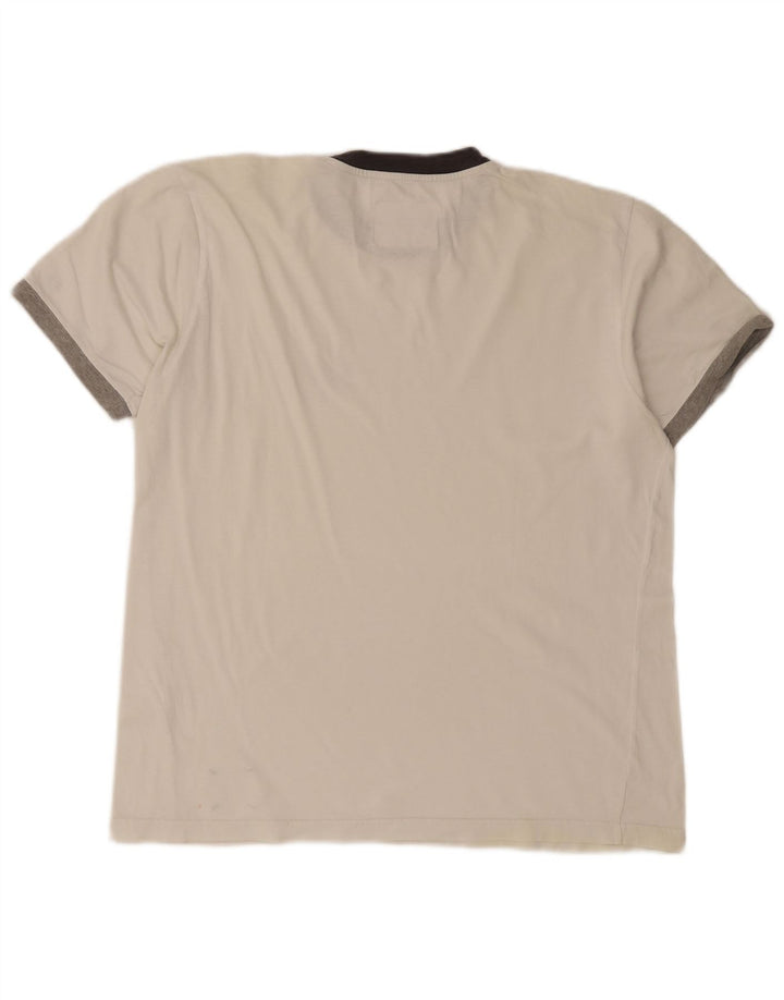 Champion Herren-T-Shirt mit Grafik, XL, Weiß, Farbblock