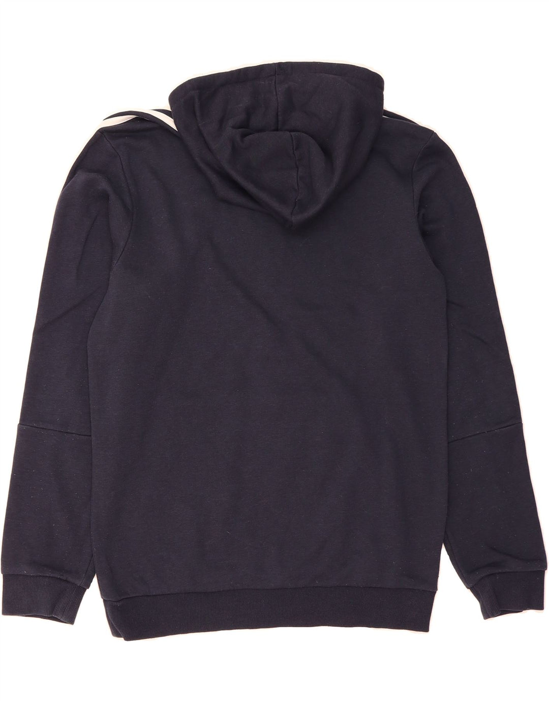 ADIDAS Mens Hoodie Jumper Medium Navy Blue Cotton Vintage Adidas and Second-Hand Adidas from Messina Hembry 