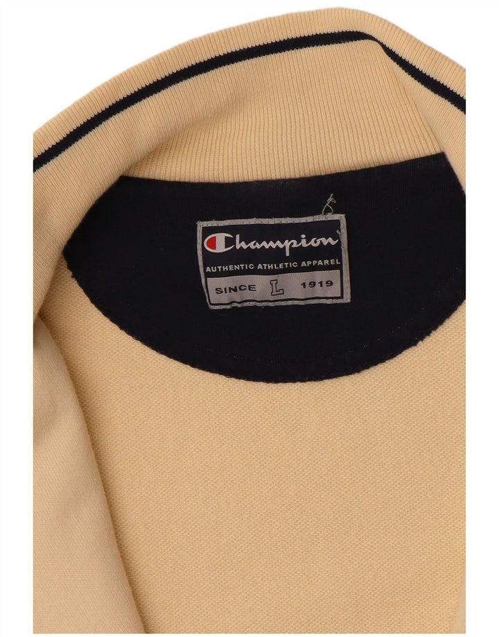 CHAMPION Herren-Trainingsanzug-Oberteil, Jacke, Größe L, Beige