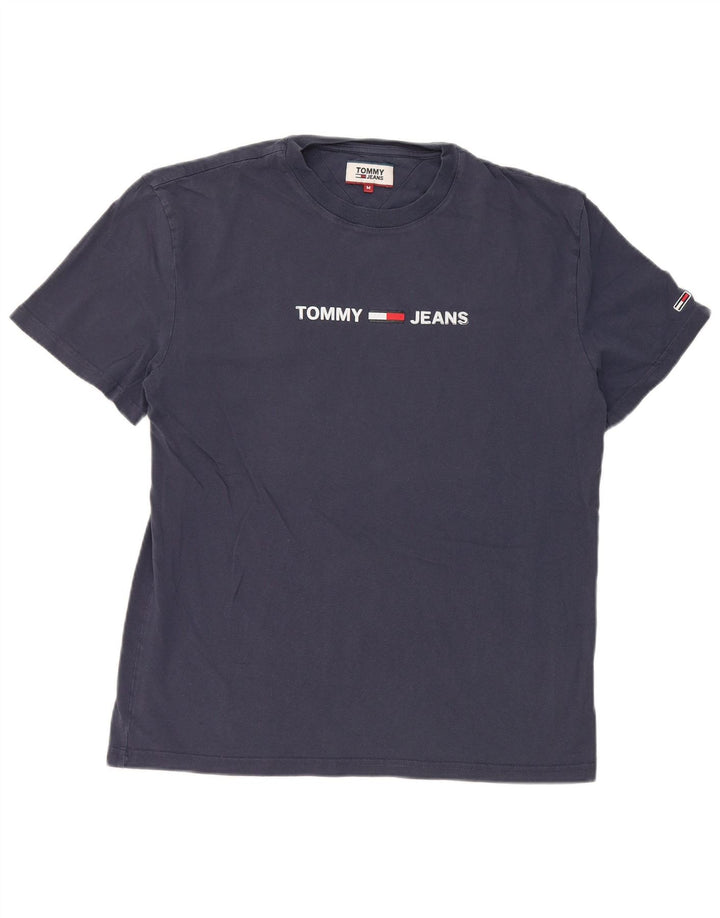 Tommy Hilfiger Herren-T-Shirt mit Grafik, mittelgroß, Marineblau
