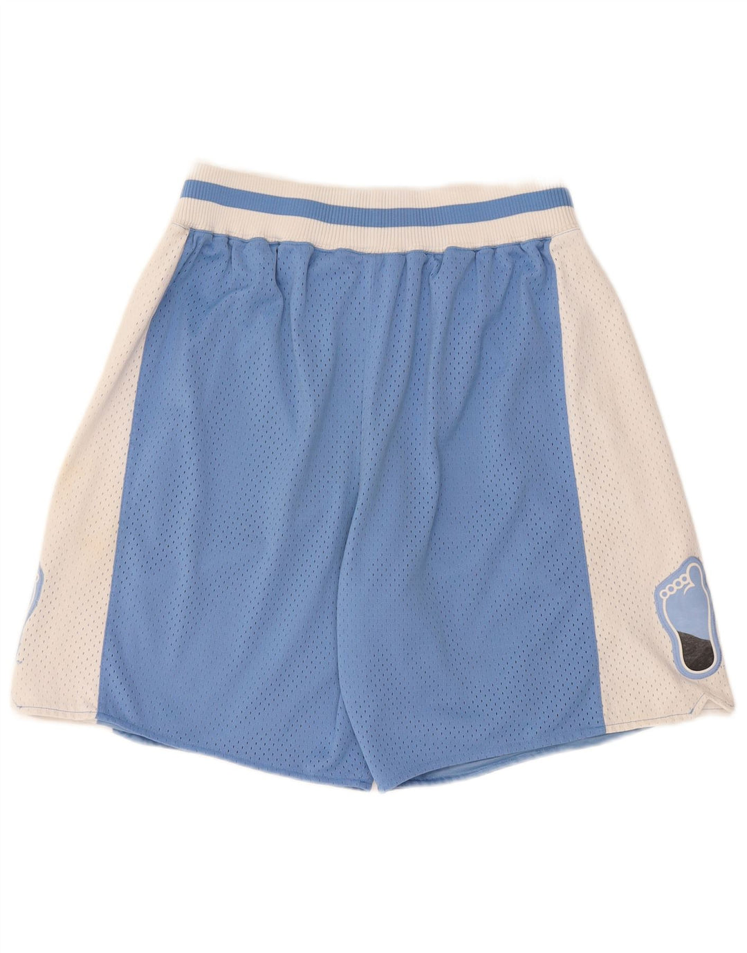 JORDAN Mens Sport Shorts Medium  Blue Colourblock Polyester