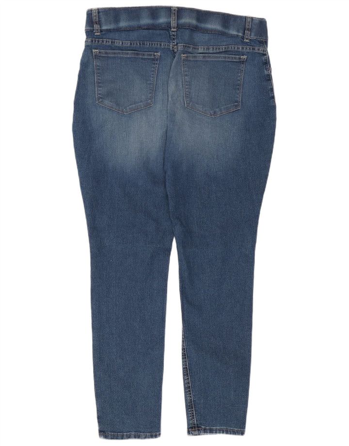 Lee Damen Legging-Jeans US 10 Large W34 L28 Blaue Baumwolle