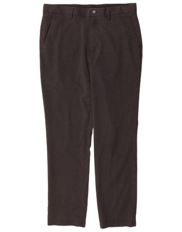 Marks & Spencer Slim-Anzughose für Herren, W32, L31, grau, Polyester