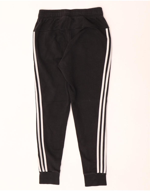 Adidas Damen Trainingshose Jogger UK 4/6 XS Schwarz Baumwolle