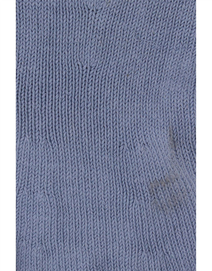 Boden Damen-Cardigan-Pullover UK 14 Mittelblaue Seide