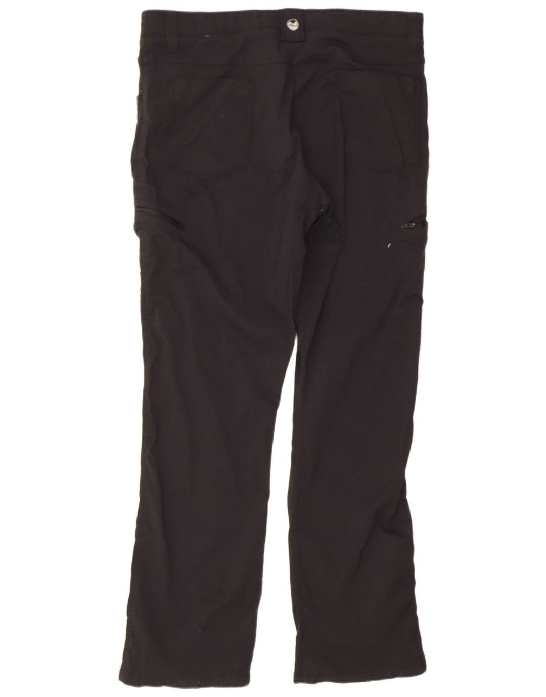 Wrangler Herren gerade Cargohose W38 L30 schwarzes Nylon