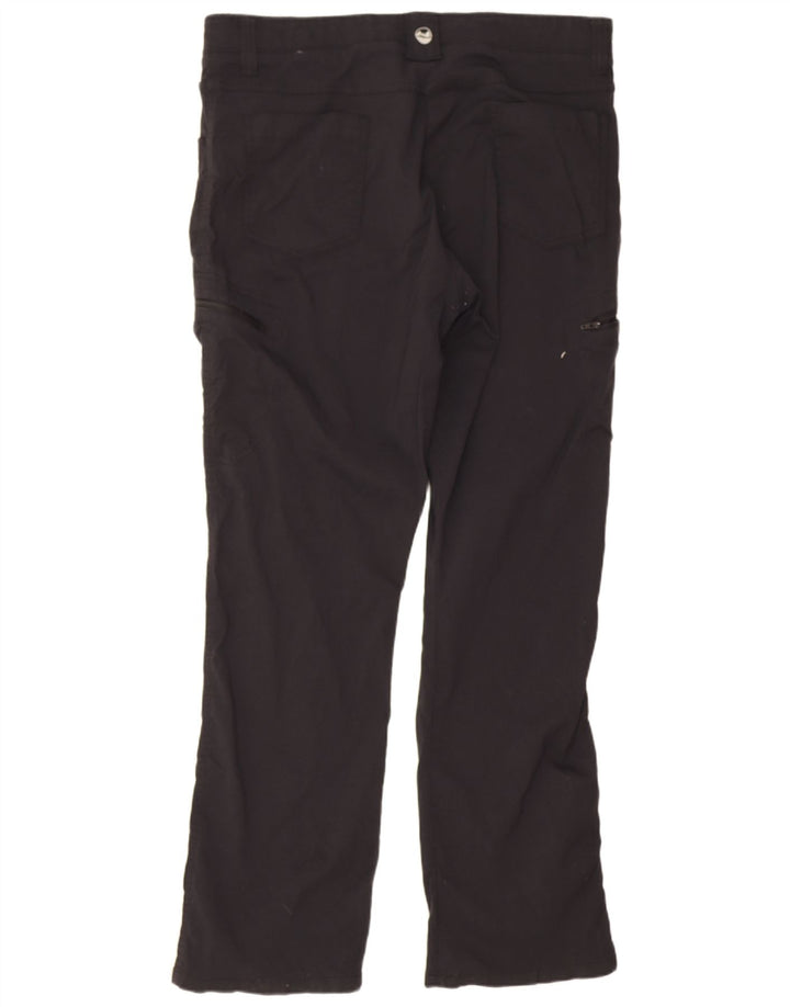 Wrangler Herren gerade Cargohose W38 L30 schwarzes Nylon
