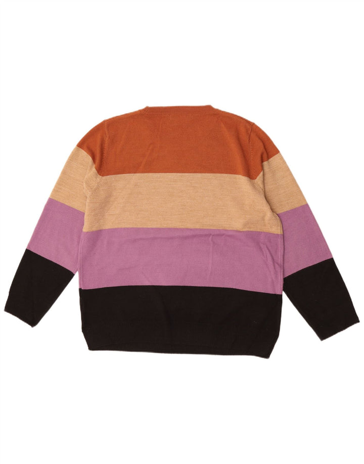 Marks & Spencer Damen-Pullover mit Rundhalsausschnitt, Gr. 40, Größe L, mehrfarbig