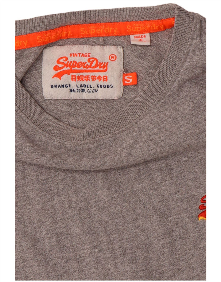 Superdry Herren T-Shirt Top Small Grau