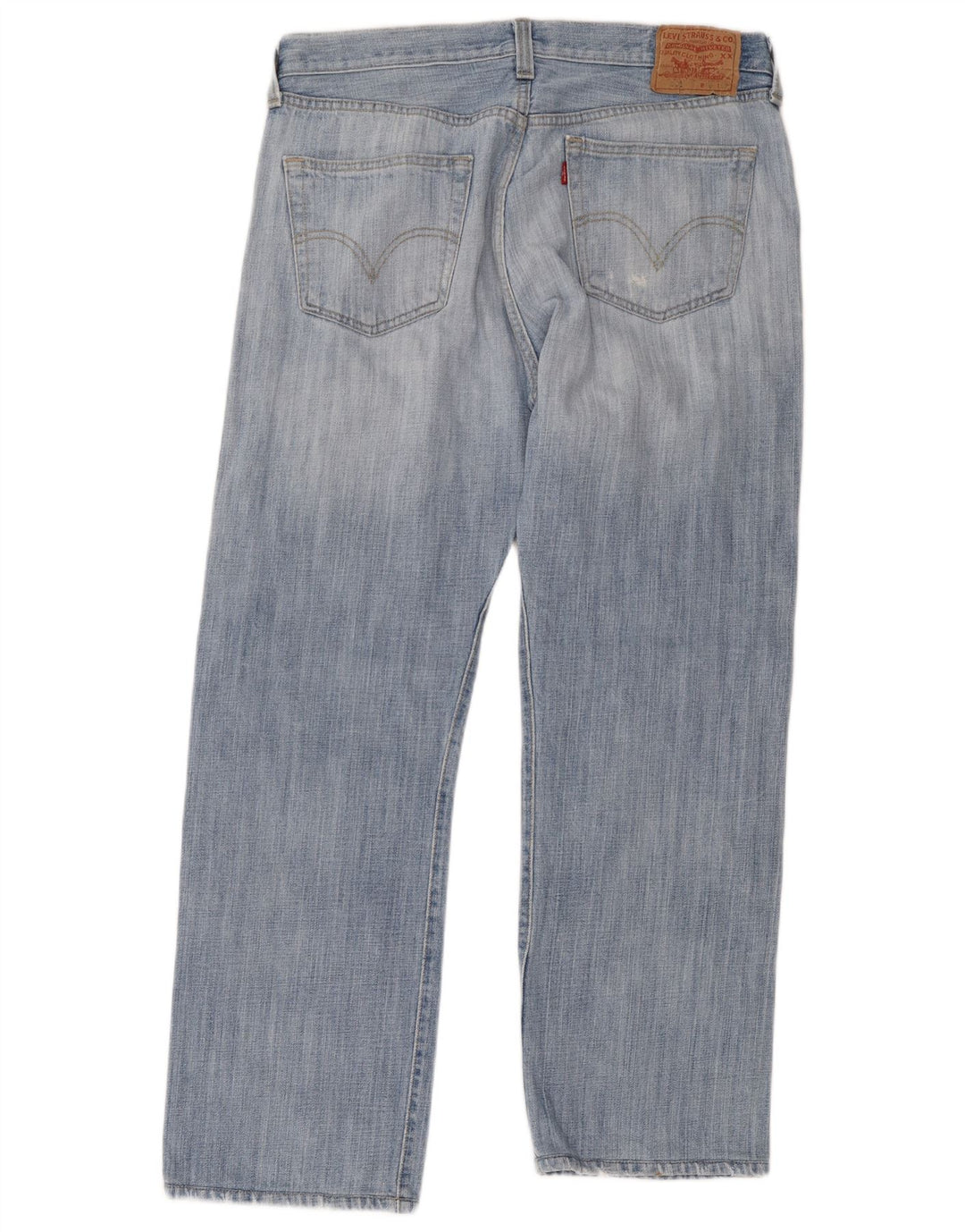 Levi's Herren 501 Straight Jeans W36 L32 Blaue Baumwolle