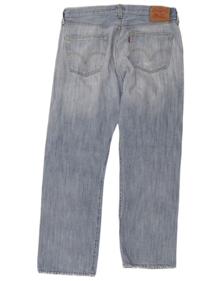 Levi's Herren 501 Straight Jeans W36 L32 Blaue Baumwolle