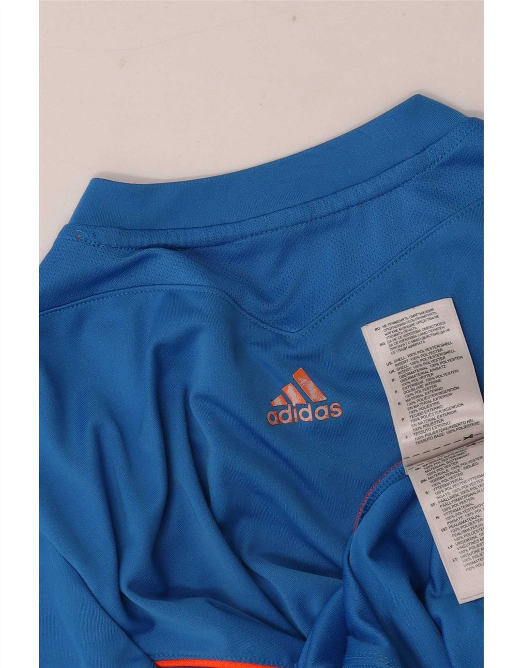 Adidas Jungen T-Shirt mit Grafik, 11–12 Jahre, blaues Polyester