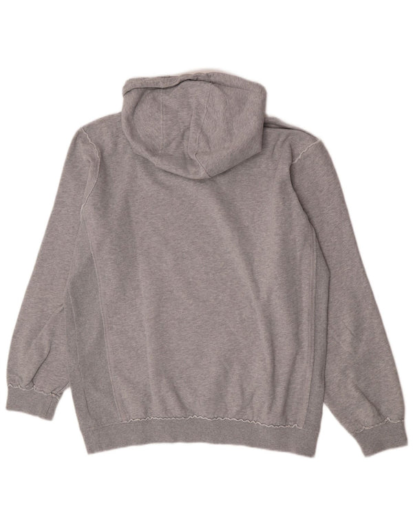 Mexx Herren-Kapuzenpullover mit Grafik, 2XL, graue Baumwolle