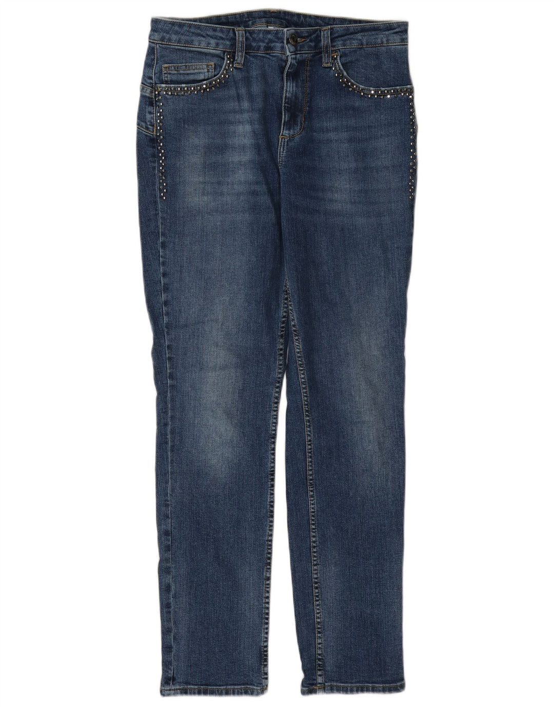 Liu Jo Damen Slim Jeans W30 L29 Blau Polyester