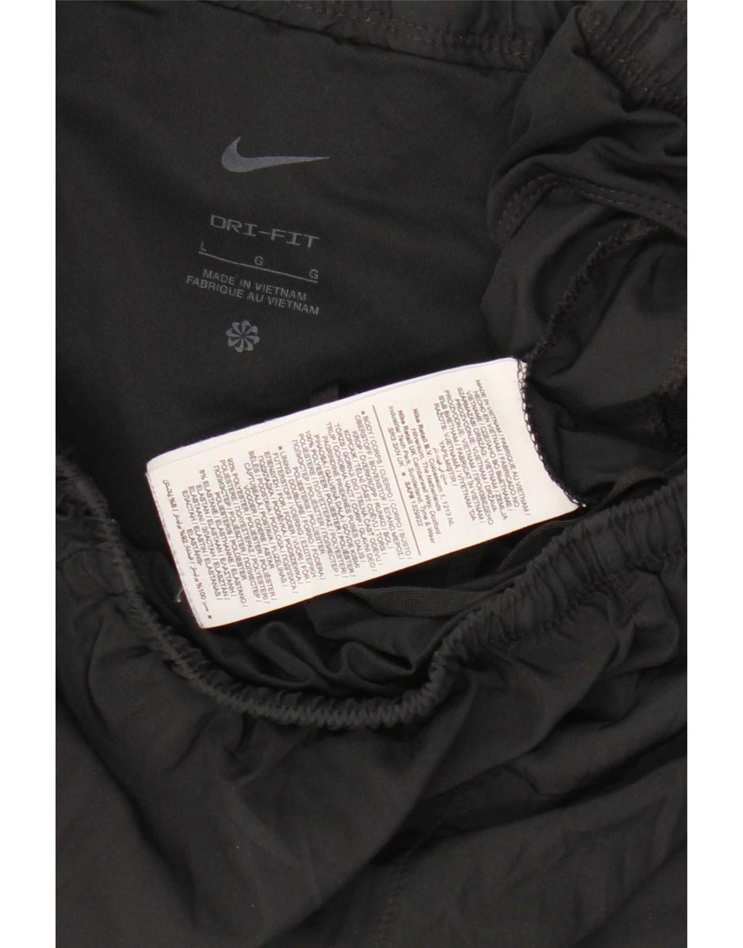 Nike Herren Dri Fit Sportshorts, groß, aus schwarzem Polyester