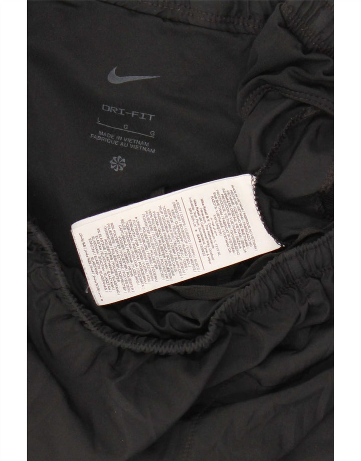 Nike Herren Dri Fit Sportshorts, groß, aus schwarzem Polyester