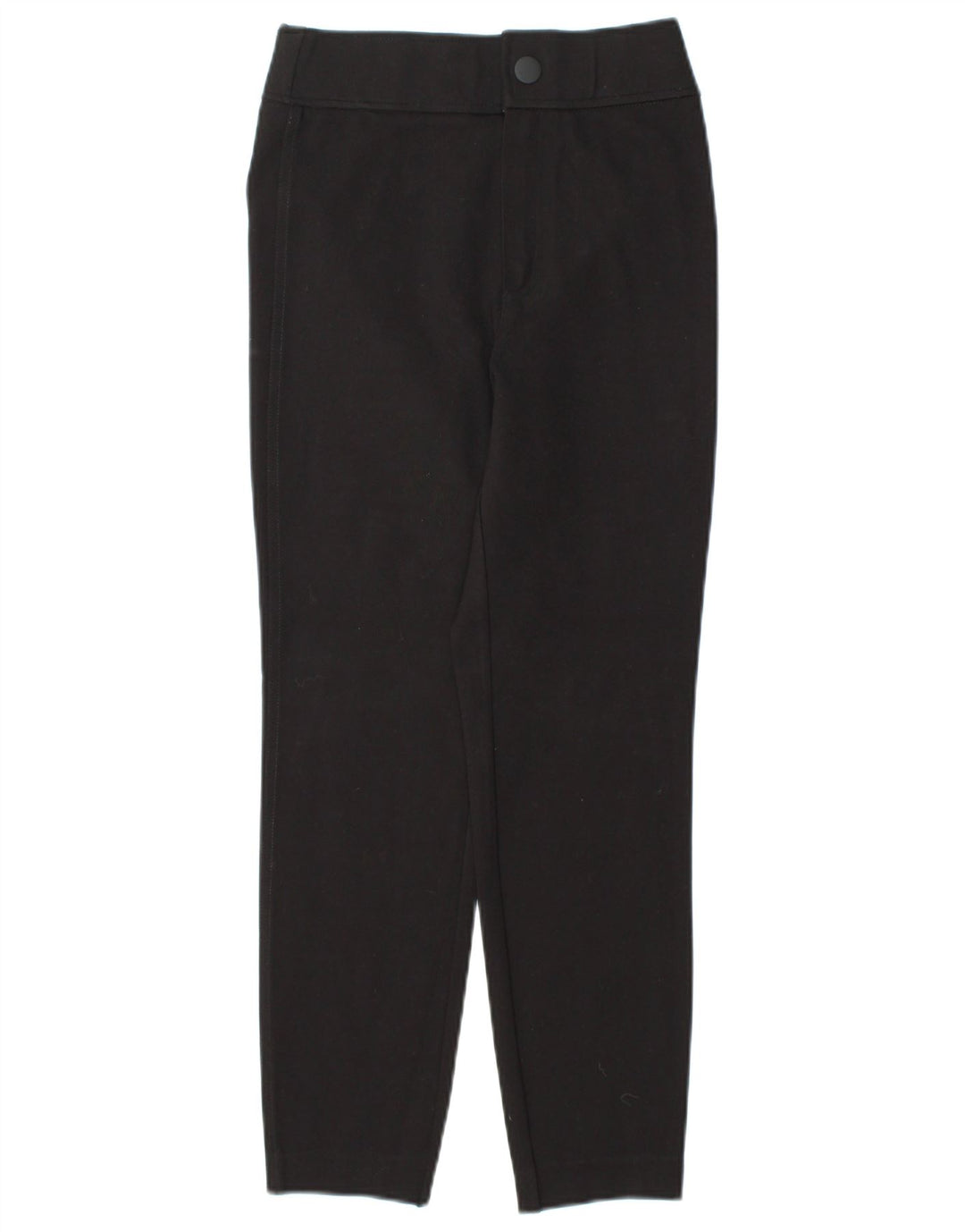 ZARA Damen Röhrenjeans mit kurzem Schnitt, Größe S, W26, L25, Schwarz