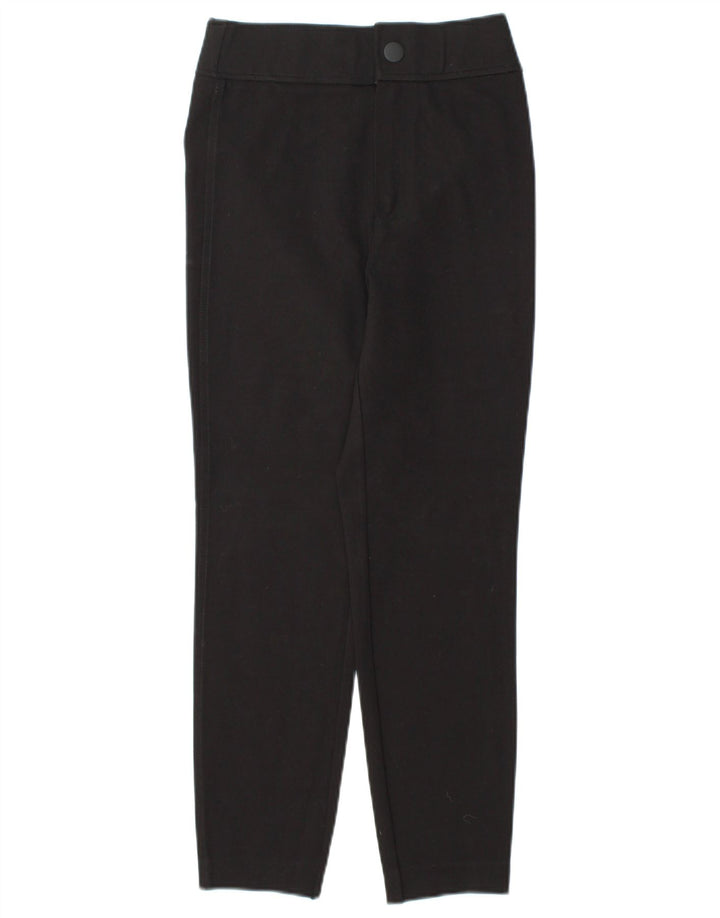 ZARA Damen Röhrenjeans mit kurzem Schnitt, Größe S, W26, L25, Schwarz