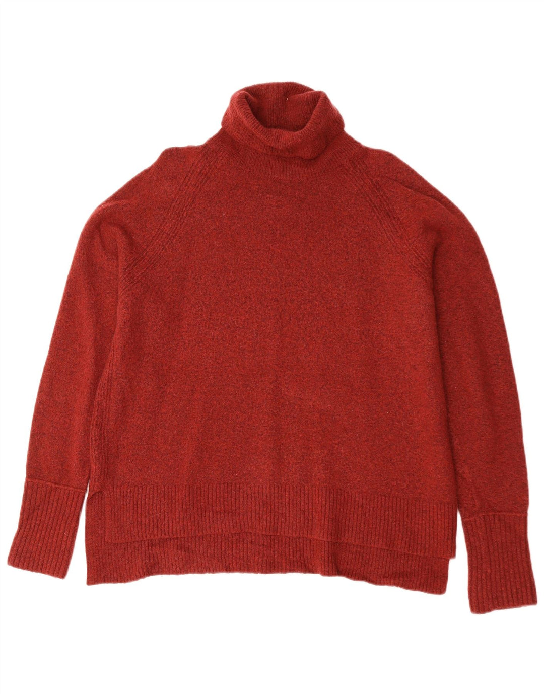 J. Crew Rollkragenpullover für Damen, UK 14, mittelbraunes Nylon