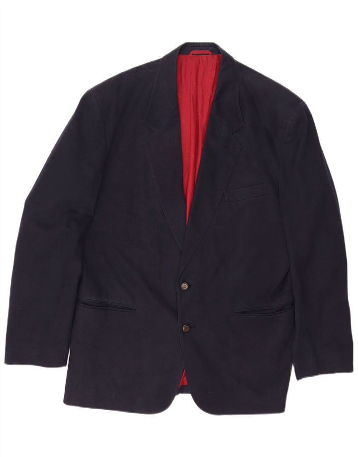Paul & Shark Herren-Blazer mit 2 Knöpfen, UK 44, 2XL, Marineblau, Baumwolle