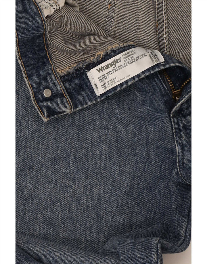 Wrangler Herren Straight Jeans W32 L32 Blaue Baumwolle
