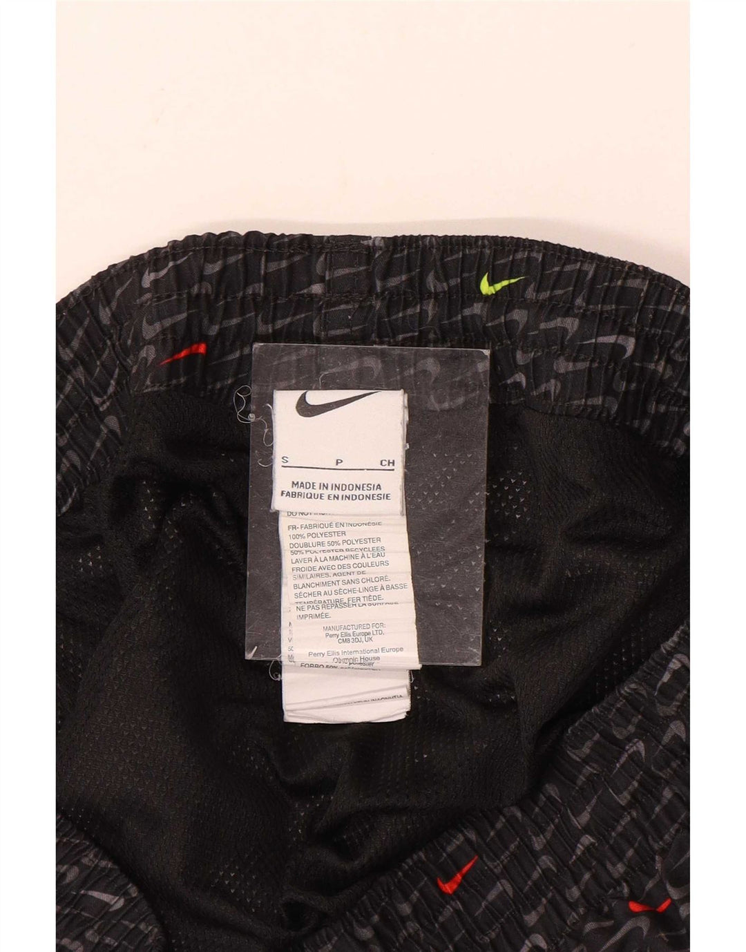 Nike Herren-Sportshorts mit Grafik, Größe S, Schwarz, Polyester