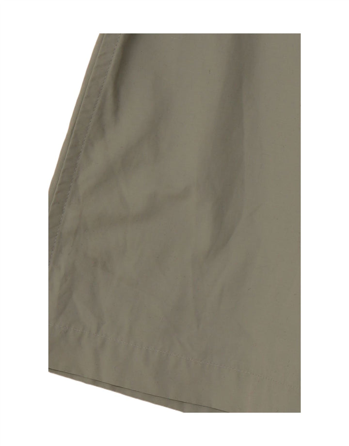 TRUSSARDI Herren Trenchcoat IT 52 XL Graue Baumwolle