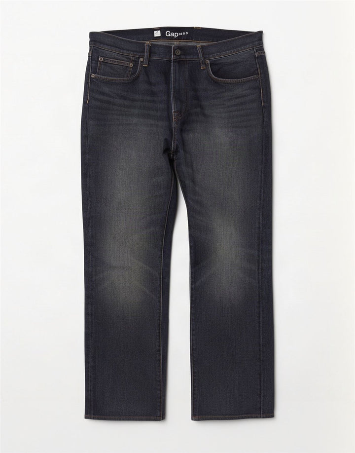 Gap Herren Droite Straight Jeans W36 L32 Blaue Baumwolle