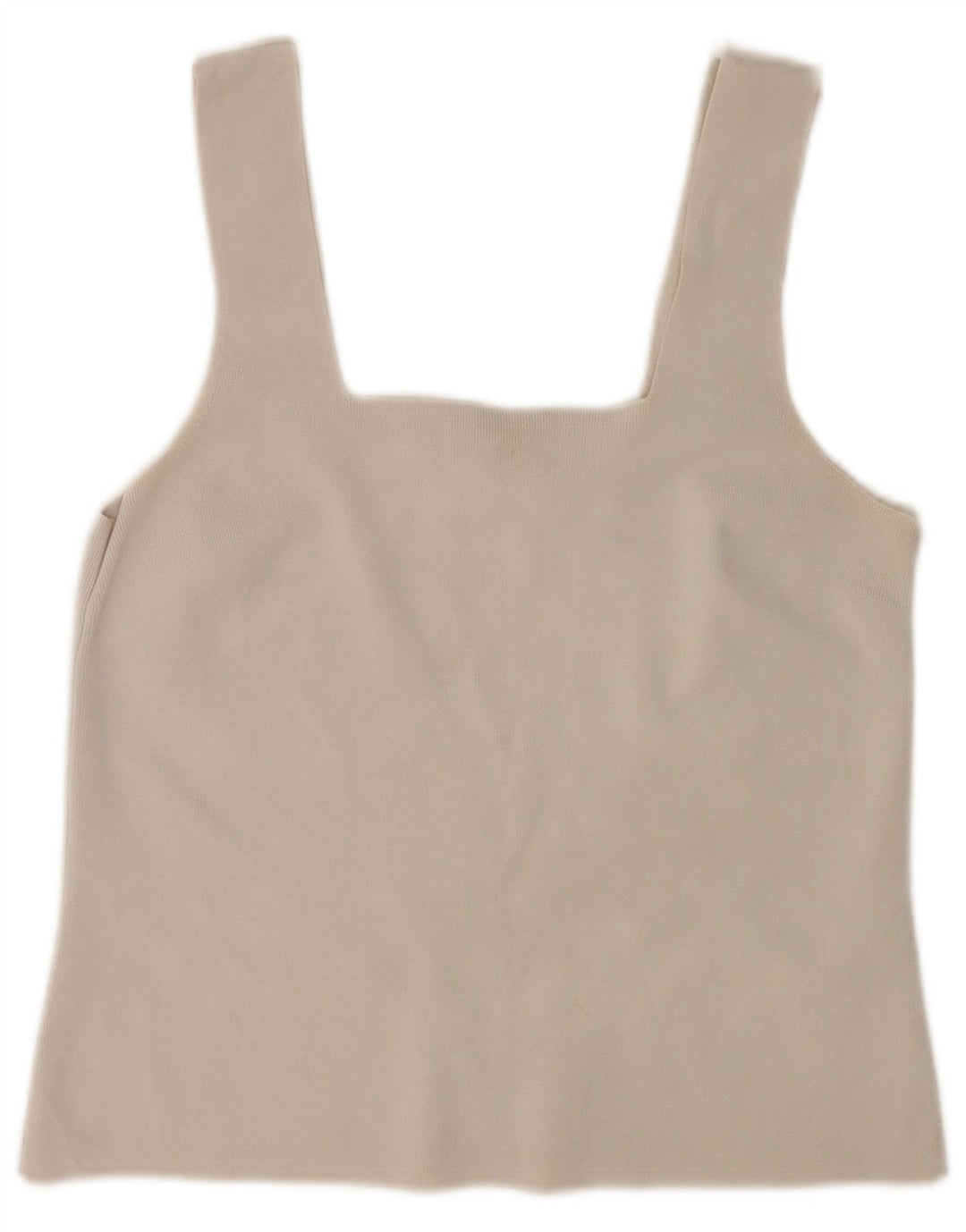 Reiss Damen Crop Cami Top UK 14 Large Off White Viscose