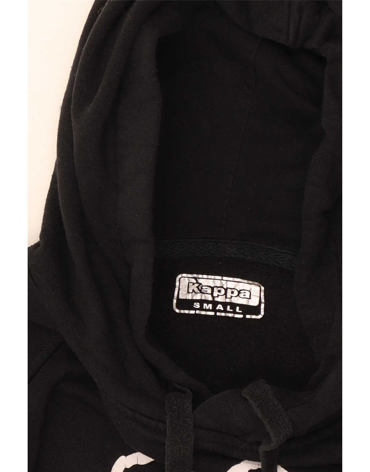 Kappa Herren Graphic Hoodie Pullover Small Schwarz