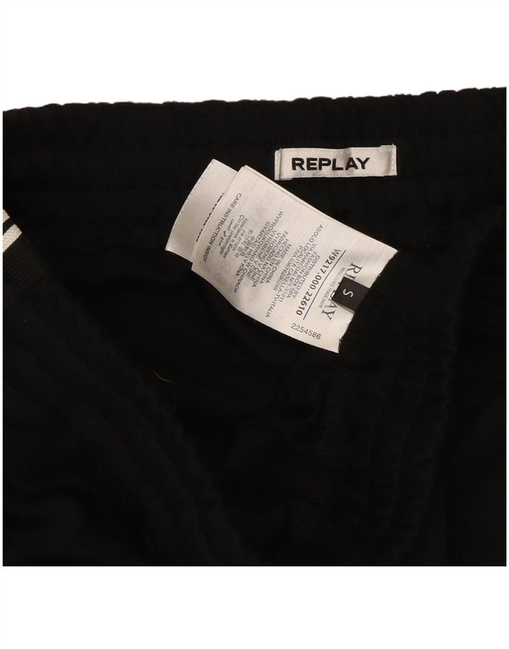 Replay Damen-Grafikrock, Größe S, W27, Schwarz, Polyester, Sport