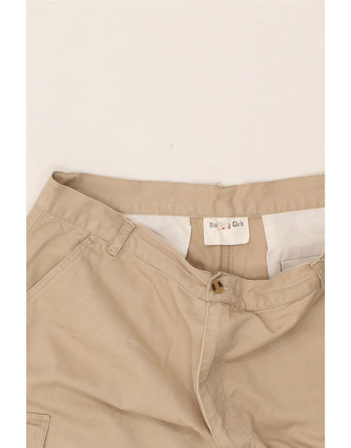 VINTAGE Mens Cargo Shorts IT 50 Large W34  Beige Cotton Vintage Vintage and Second-Hand Vintage from Messina Hembry 