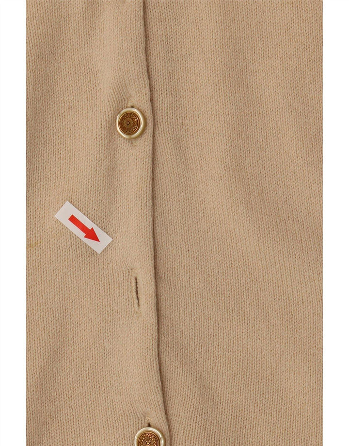 Marks & Spencer Damen-Cardigan-Pullover UK 20 2XL Beige Lammwolle