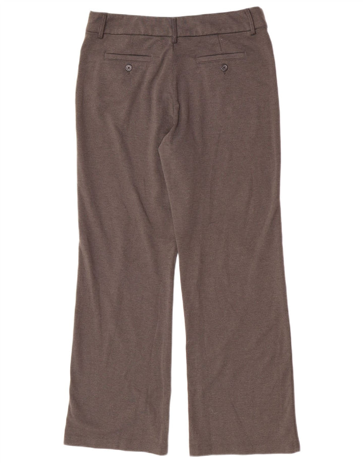 Lee Damen Riders Straight Freizeithose W34 L31 Graues Polyester