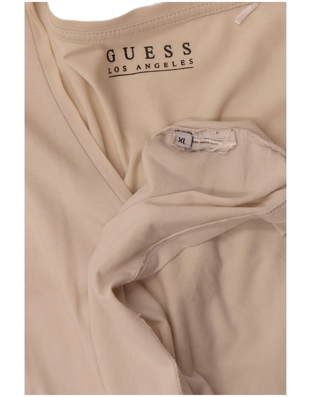 Guess Damen T-Shirt Top UK 18 XL Weiß