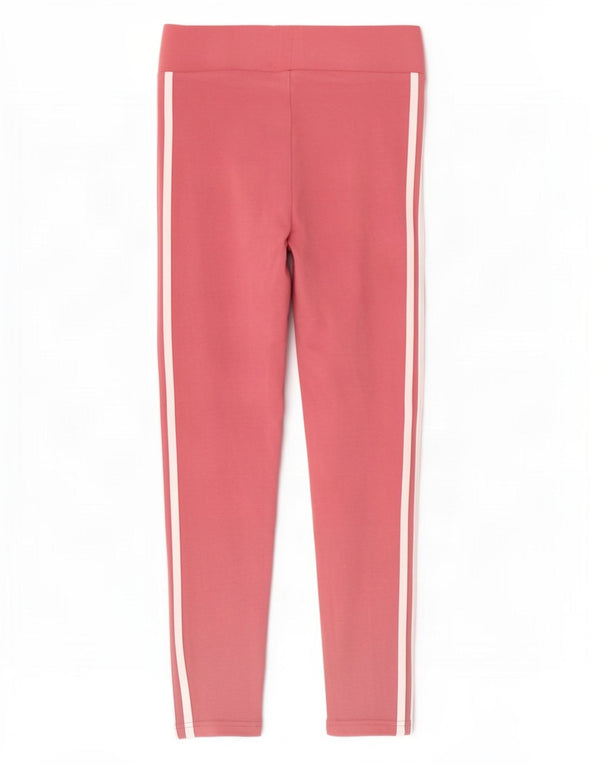 Adidas Damen Leggings UK 8/10 Small Rosa Baumwolle