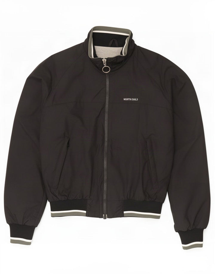 North Sails Herren Bomberjacke UK 38 Medium Schwarz Polyamid