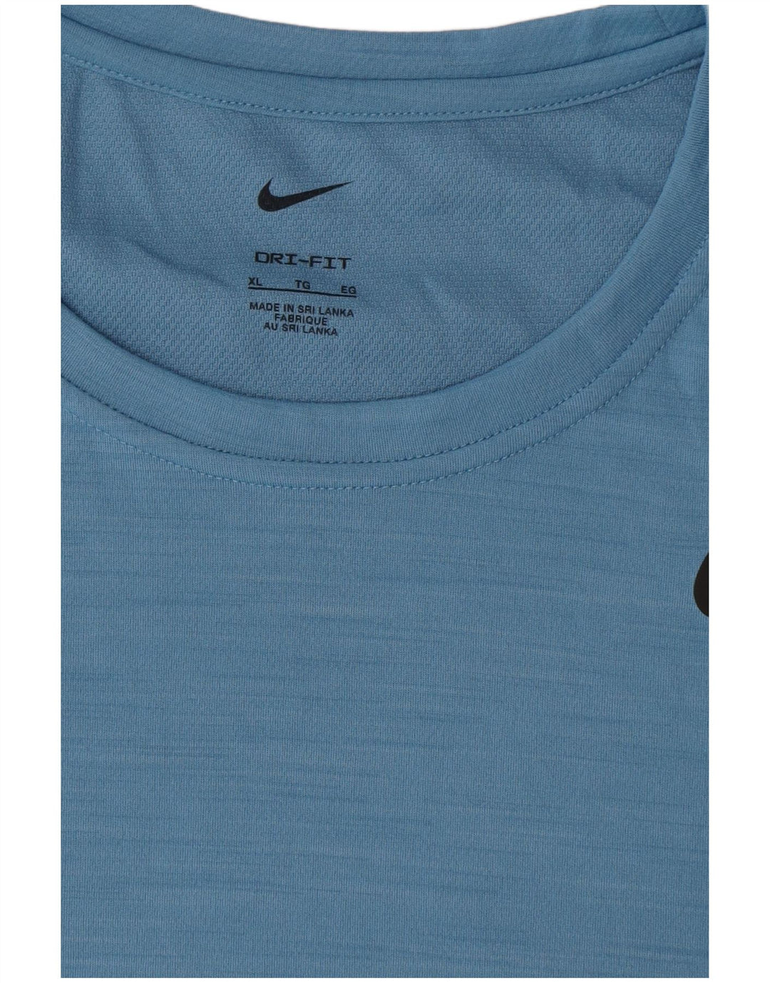 Nike Herren Dri Fit T-Shirt Top XL Blau Polyester