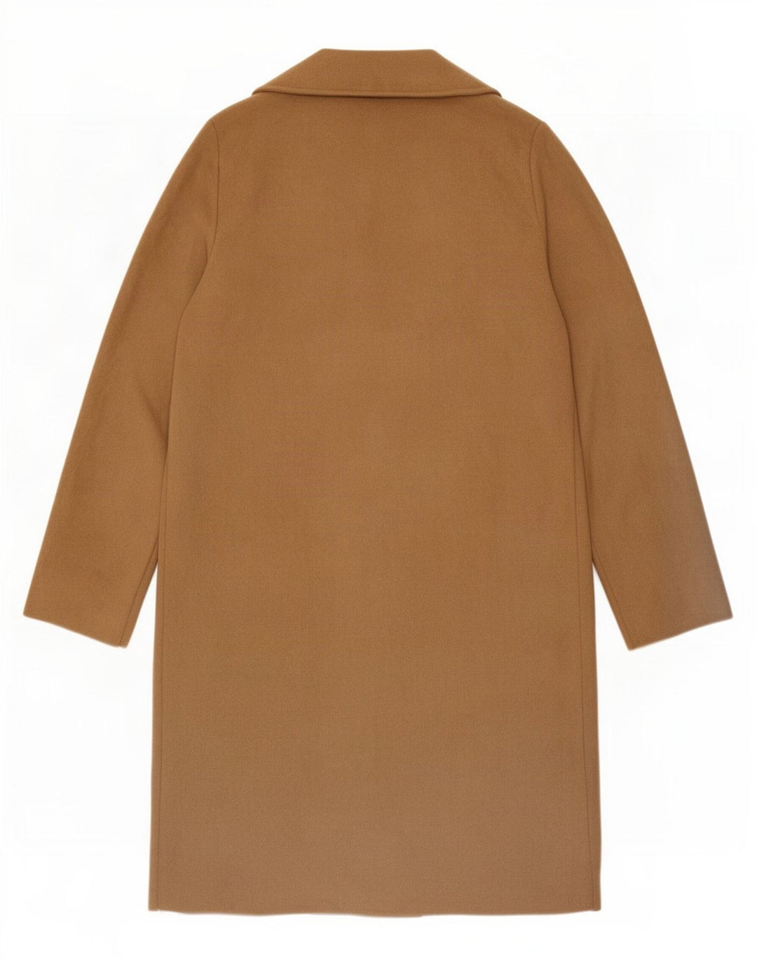 Zara Womens Open Overcoat UK 10 Small Braun Polyester