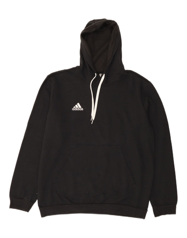 Adidas Herren Graphic Hoodie Pullover Große schwarze Baumwolle