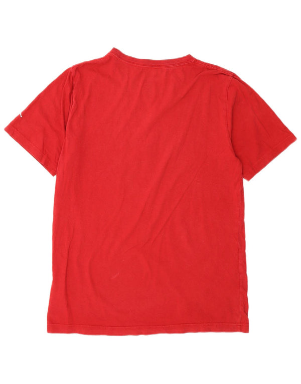 Jordan Jungen T-Shirt mit Grafik, 13–14 Jahre, XL, rote Baumwolle