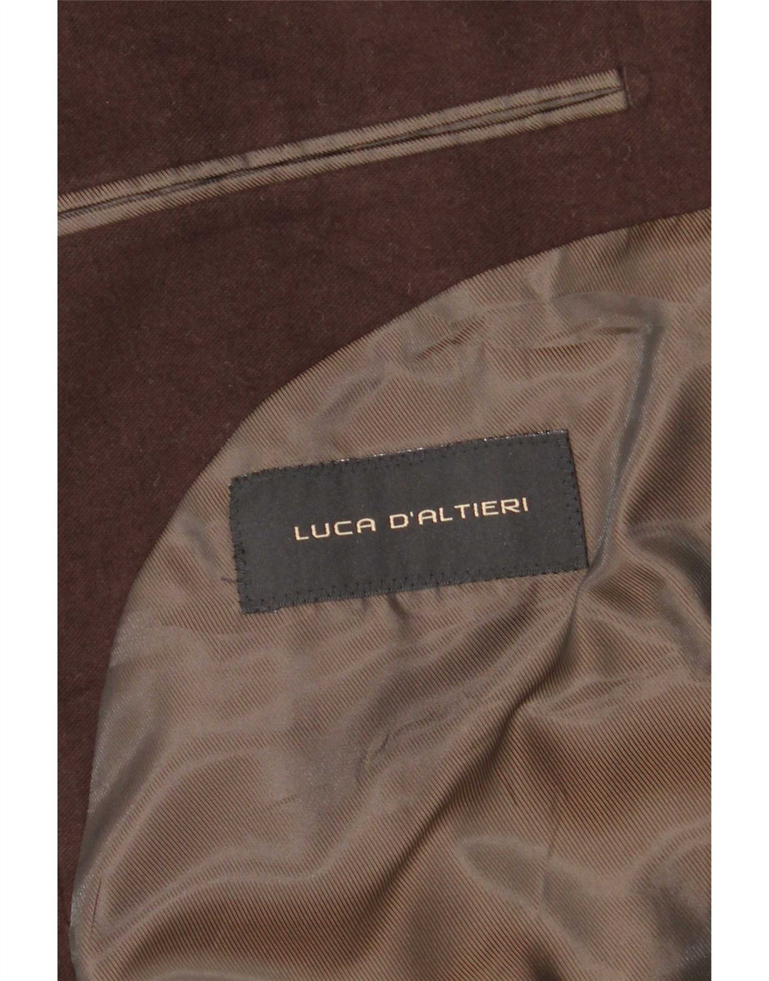 Luca D'altieri Herrenmantel UK 38 Mittelbraun