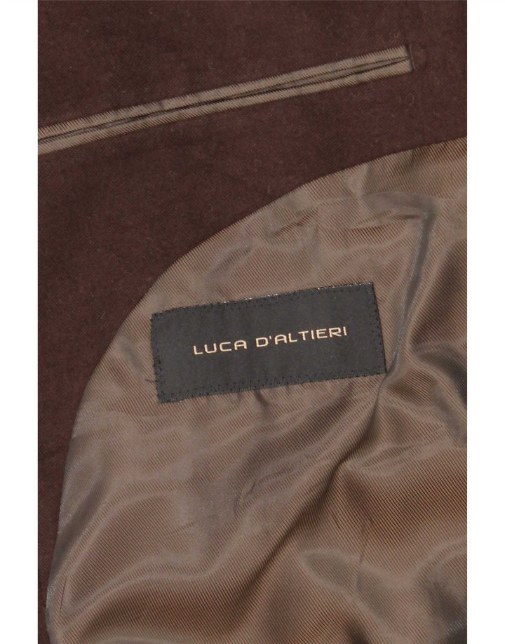 Luca D'altieri Herrenmantel UK 38 Mittelbraun