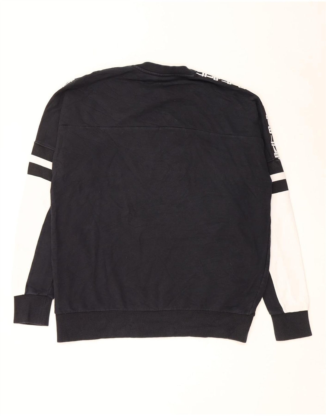 Puma Herren Grafik-Sweatshirt-Pullover, groß, schwarze Farbblock-Baumwolle