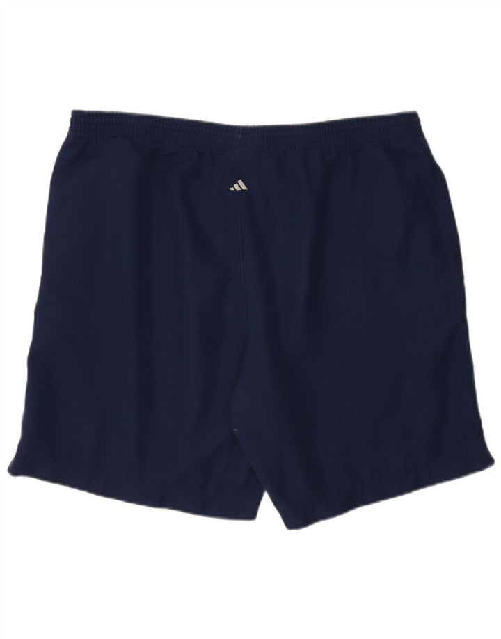 Adidas Herren-Sportshorts, groß, marineblau, Polyester