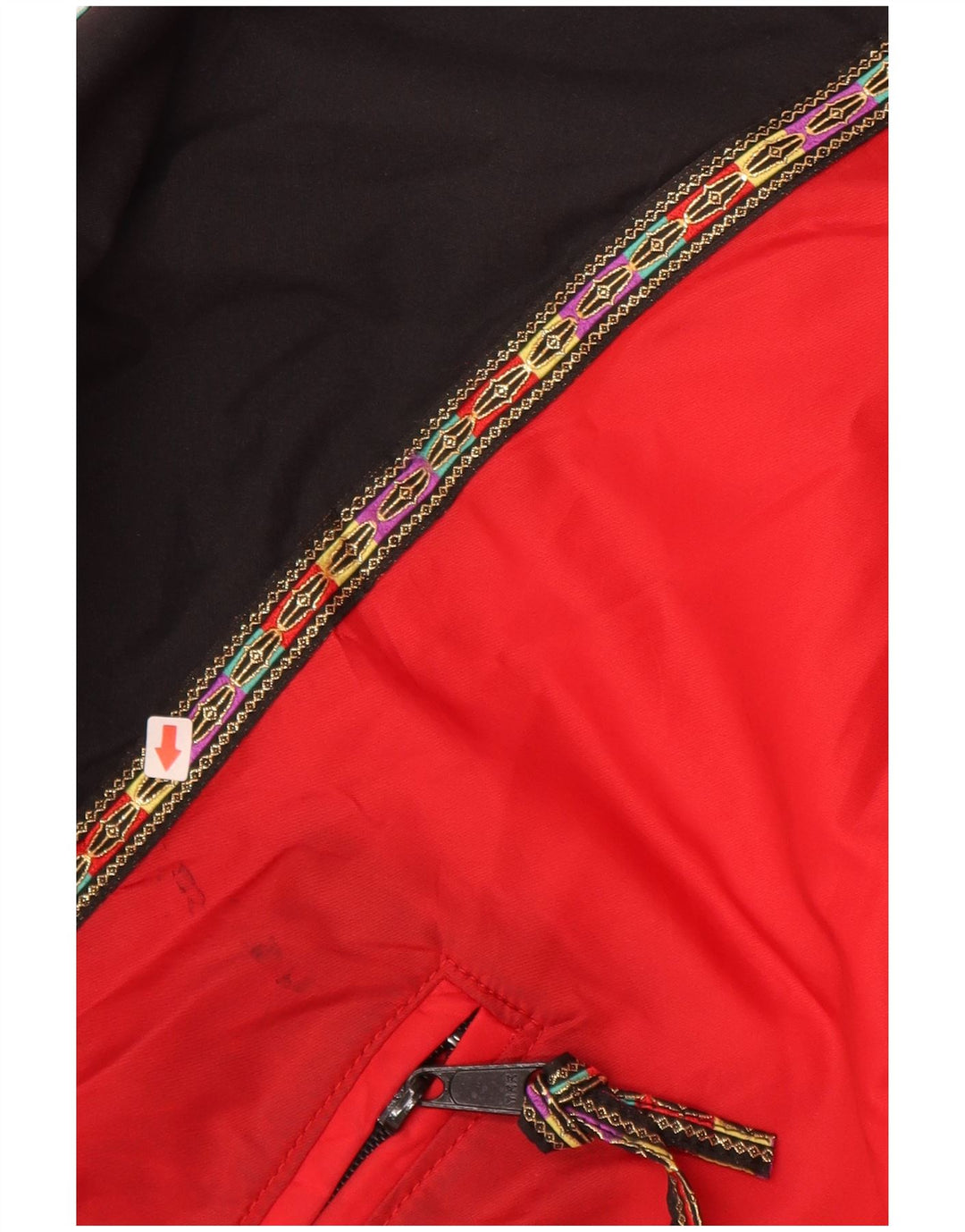 POLARIS Damen Windjacke UK 12 Mittelrotes Colourblock-Nylon