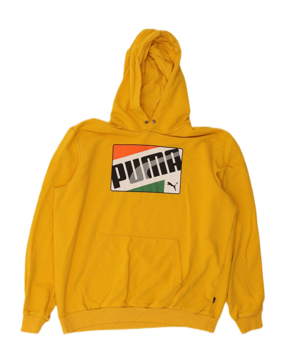 Puma Herren Graphic Hoodie Pullover XL Gelb