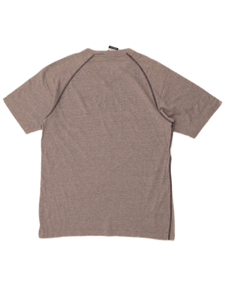 Champion Herren-T-Shirt-Oberteil, groß, grau gefleckte Baumwolle
