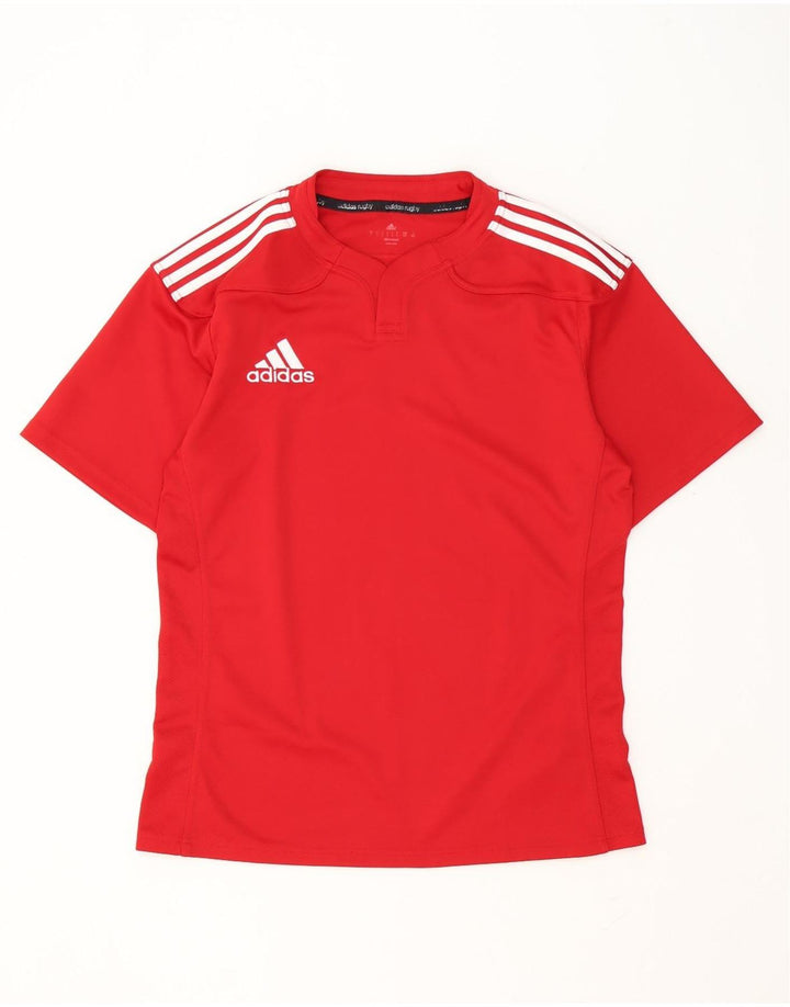 Adidas Herren Climacool T-Shirt Top Large Rot Polyester
